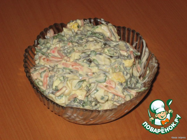 New crab salad