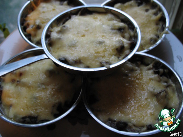 Julienne with champignons