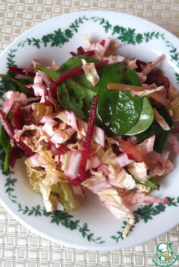 Salad with Chinese cabbage