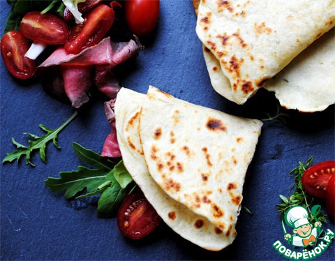 Tortillas with olive oil