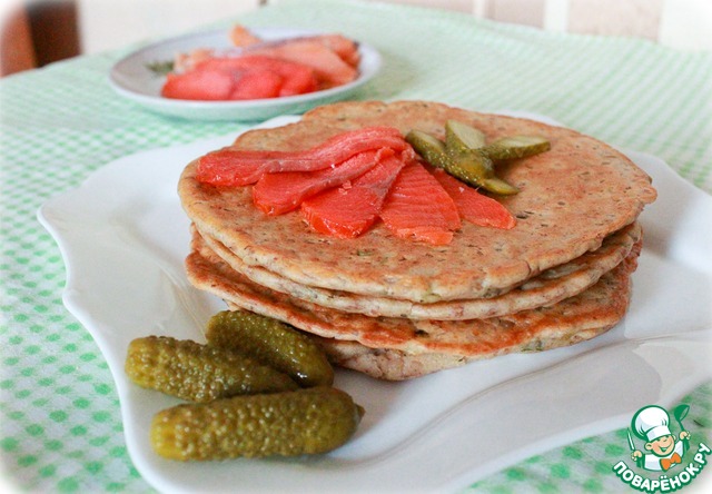 Thick buckwheat pancakes-pancake cooked in a slow cooker