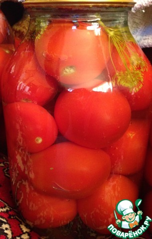 Marinated tomatoes 