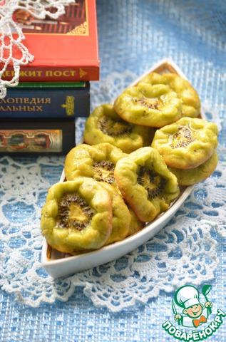 Biscuits with kiwi