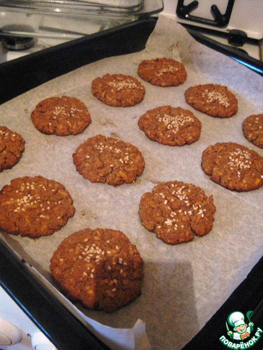 Dietary cookies made from buckwheat