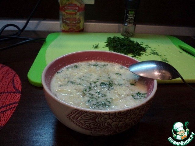 Chicken soup with almonds (in slow cooker )