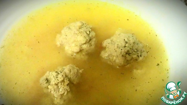 Soup with meatballs 