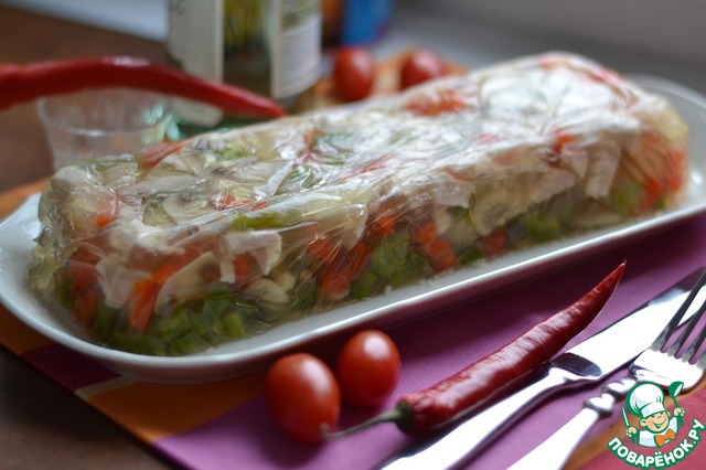 Chicken aspic