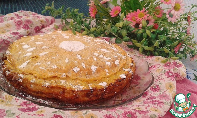 Citrus pancake cake