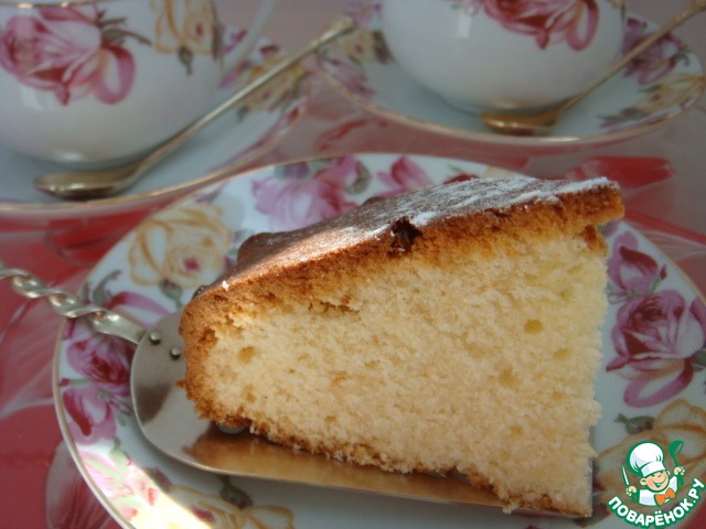 Cake with mascarpone