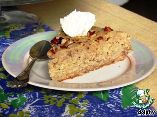 Moist cake with semolina and orange