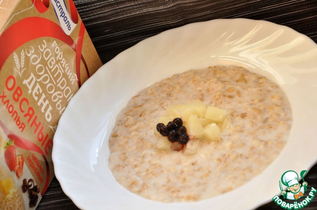 Oatmeal with coconut milk