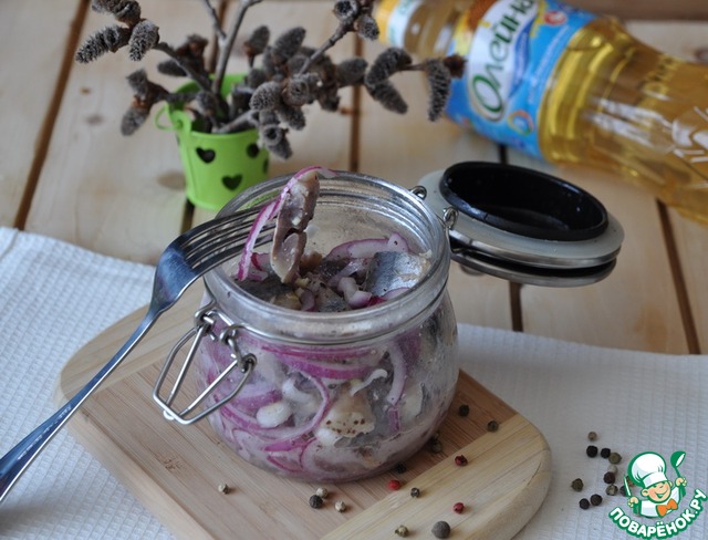 Herring in a spicy marinade