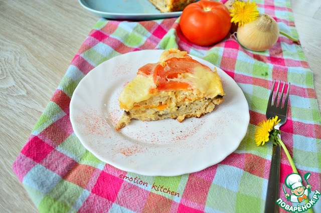 Rice casserole with vegetables