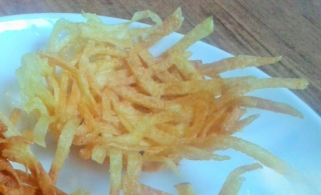 Potato baskets with mushrooms