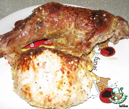 Baked Turkey parts