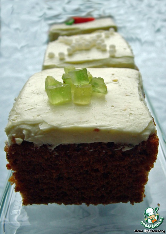 Carrot cakes with lemon cream