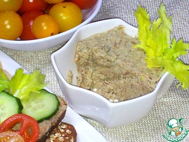 Pate of lentils and chicken