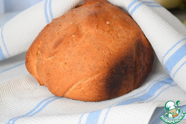 Oatmeal bread on wine