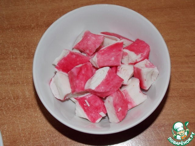 Закуска из крабовых палочек в кляре