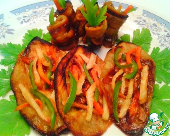 Marinated eggplant 