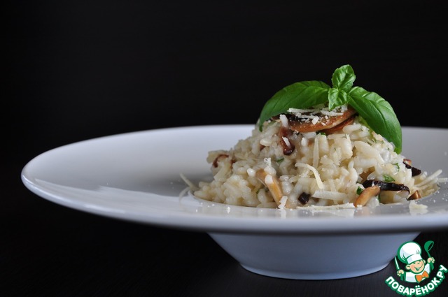 Risotto with mushrooms