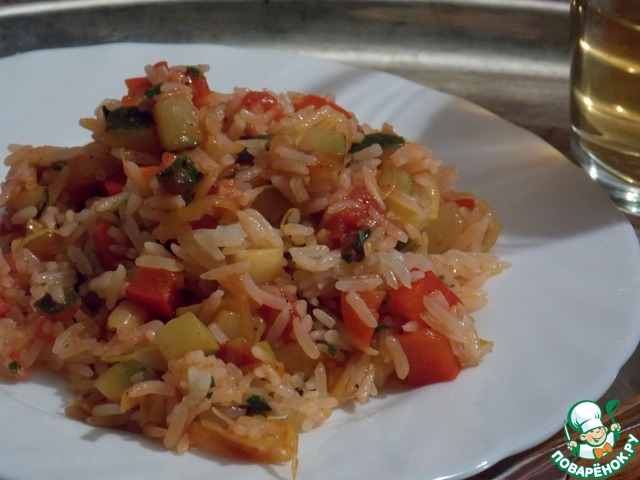 The rice Provencal