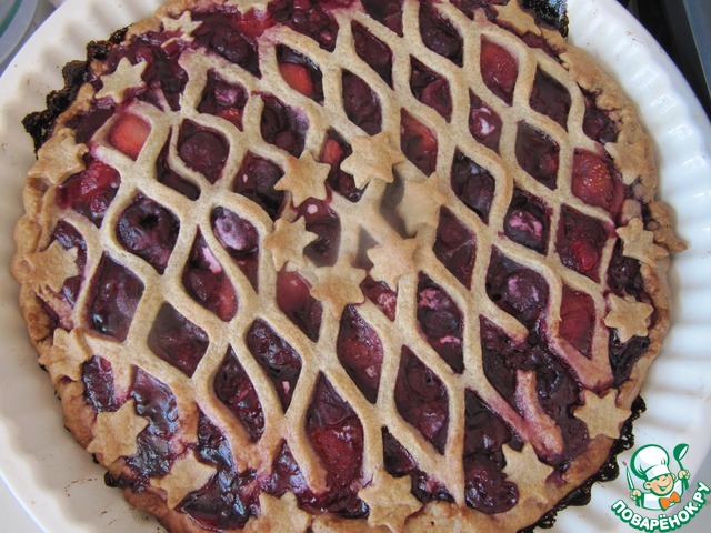 Easy cake with berries