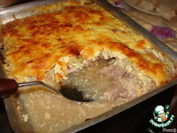 Turkey fillet with cheese 