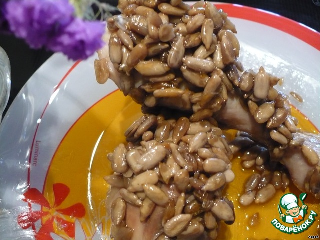 Chicken-peanut brittle