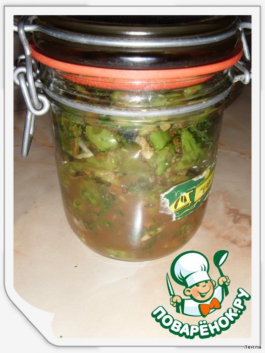 Appetizer with vodka