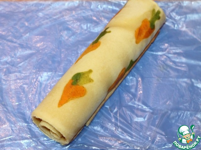 Roll stuffing with carrots