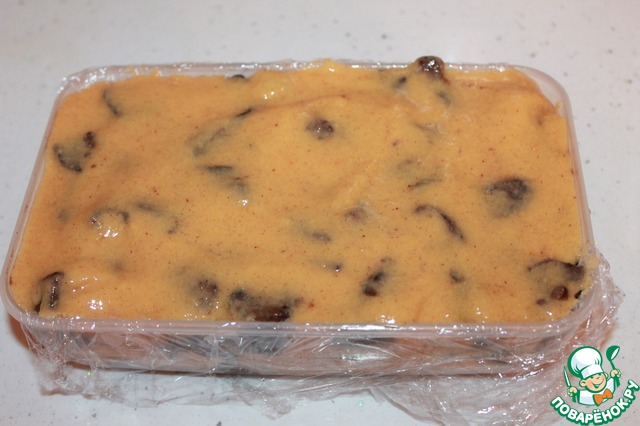 Terrine with persimmon Holiday