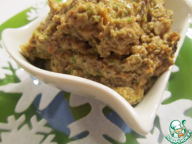 Mushroom pate with zucchini