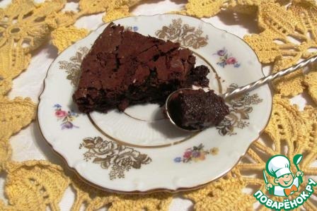 Very chocolate cake without flour
