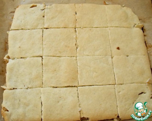 Lenten biscuits with Apple layer