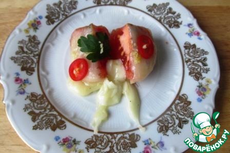Помидоры в сулугуни