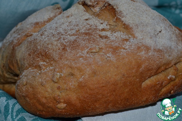 Peasant bread: fermented baked milk with seeds