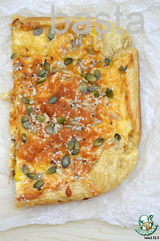 Snack cake with seeds