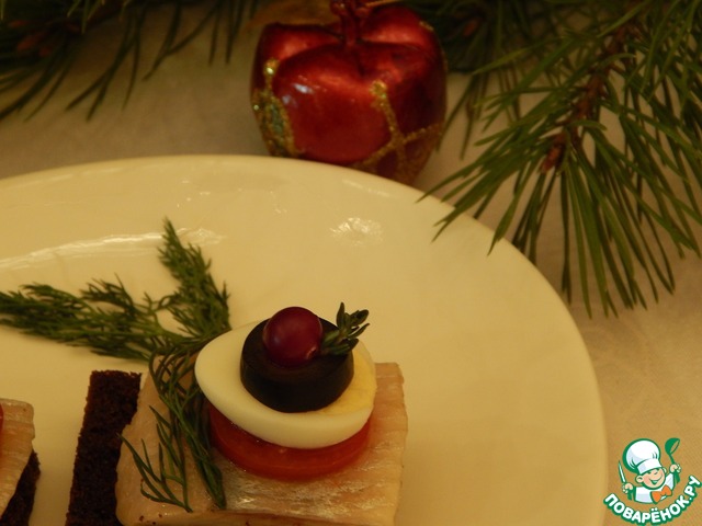 Herring on toast