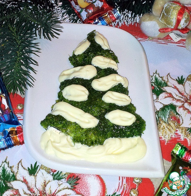 Ёлочки из брокколи