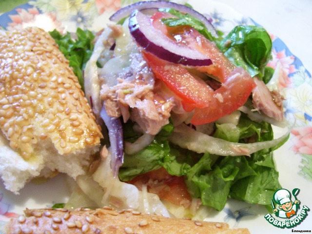 Salad with tuna and fennel