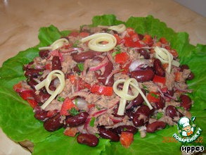 Bean salad with tuna