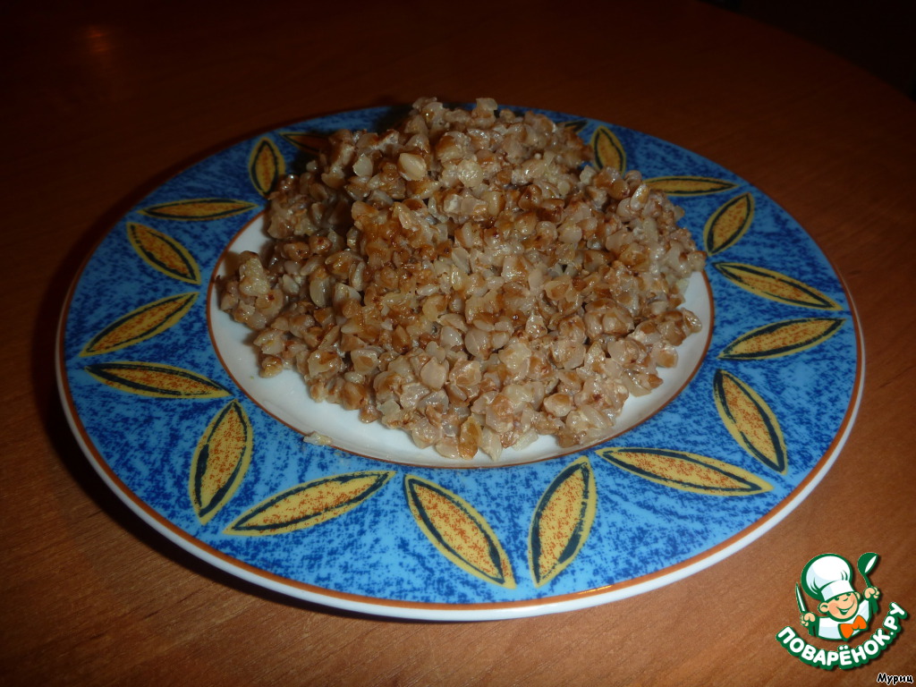 Buckwheat porridge with Baked milk flavour out of the oven