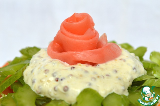 Easy crab salad with celery and avocado