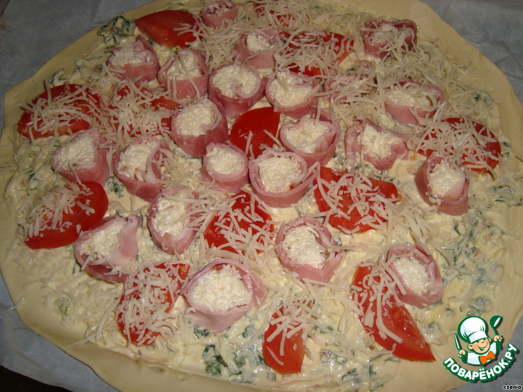 Puff-pastry-pizza