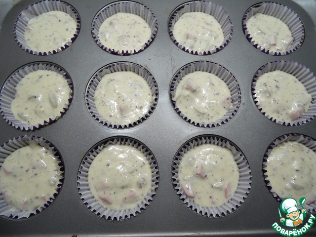 Cupcakes eateries with sausages