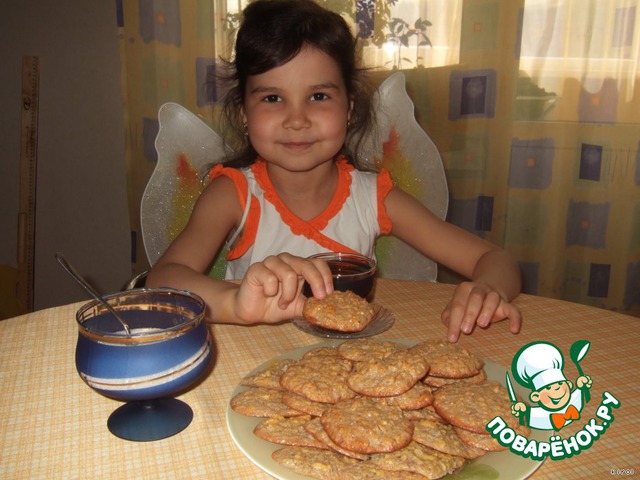 Cookies made from cornflakes ( for fairies school WINX)