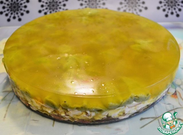 Aspic of fish unconventional