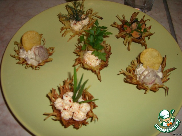 Potato tartlets 