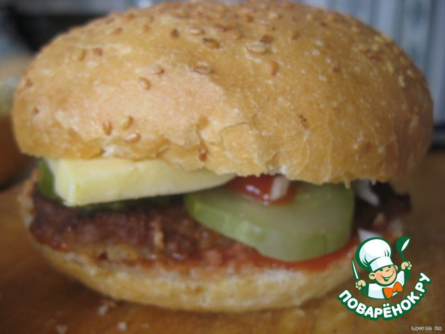 Just a cheeseburger